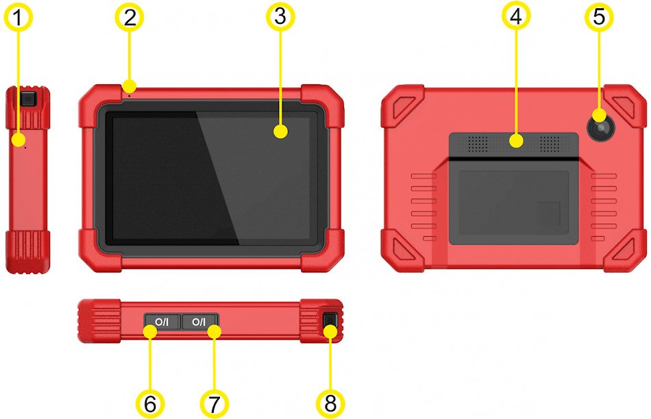 Launch X-431 PRO V5.0 внешний вид