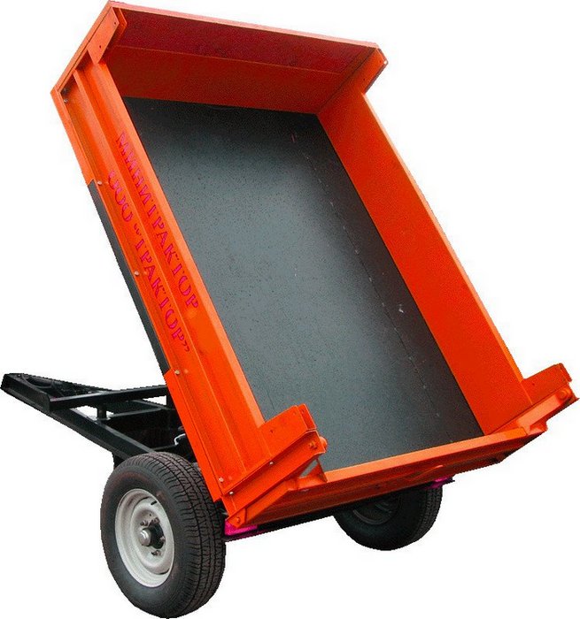 Полуприцеп тракторный самосвальный 1,5 т П03.00.400 внешний вид фото