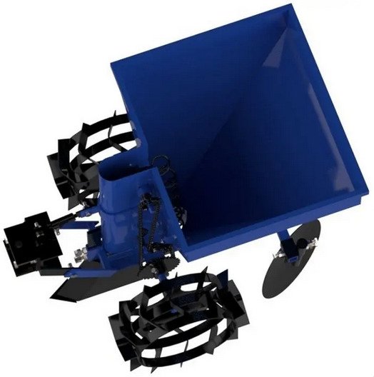 Картофелесажатель грохотный для мотоблока или минитрактора СКАУТ Картофелесажатель грохотный для мотоблока или минитрактора СКАУТ фото