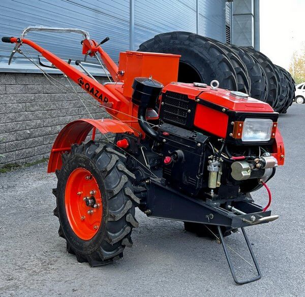 Дизельный мотоблок Qazar 15DE внешний вид фото