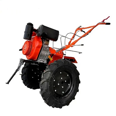 Дизельный мотокультиватор с электростартером Qazar MSD135 MQ (9 л.с., 5.00-12) КОМПЛЕКТ