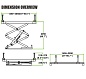 SILLAN PL-E35L Ножничный подъемник для внедорожников