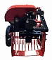 Картофелевыкапыватель вибрационный под ВОМ на втулках (кардан, надувн. колесо)