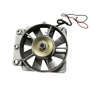 R190-R195 Вентилятор в сборе с генератором (Мотоблоки 101 D(E),15 D(E), Скау Т-15, Файтер Т-15)